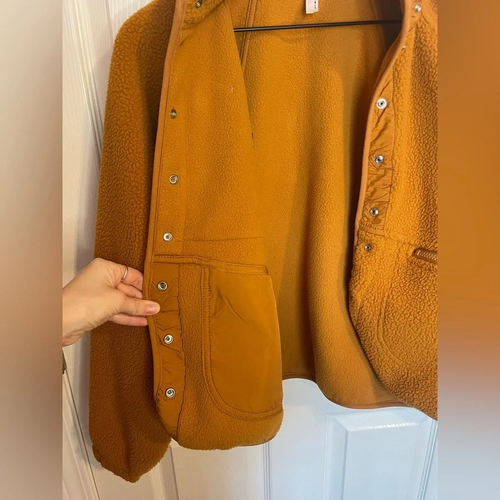 Free People Hit the Slopes Jacket in Russet Orange Size XS